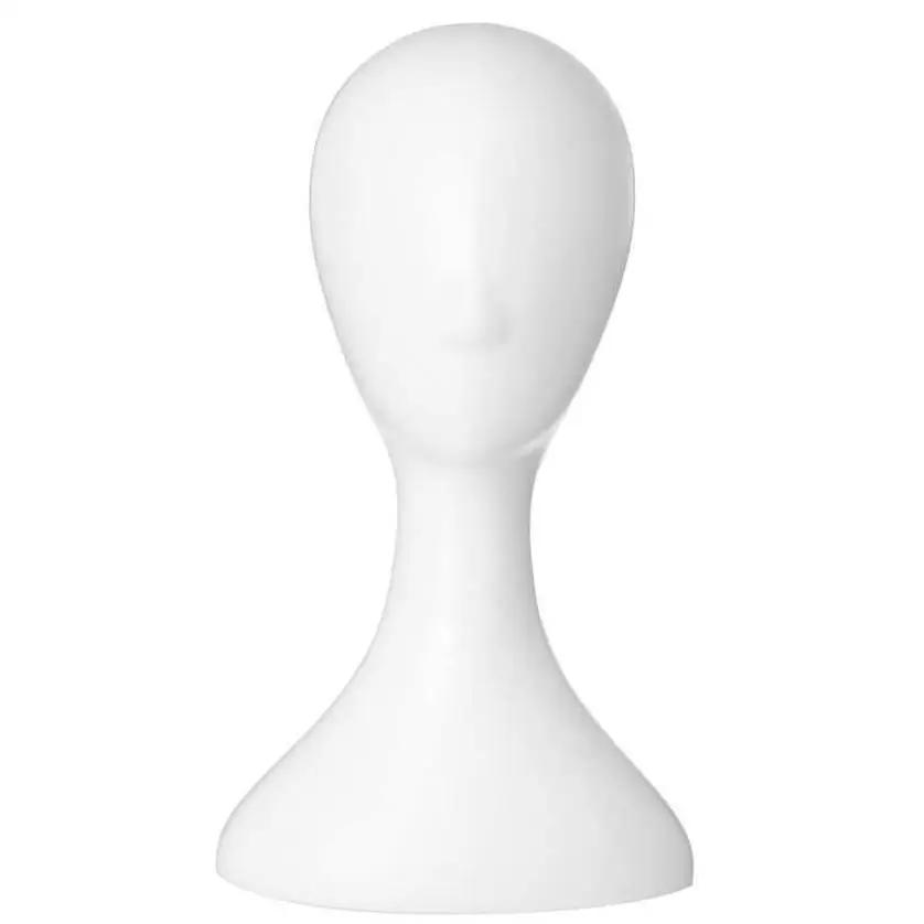 1 Pcs Female Model Head Abstract Plastic Head Model Women's Hat Wig Scarf Accessories Display Female Head Model Props
