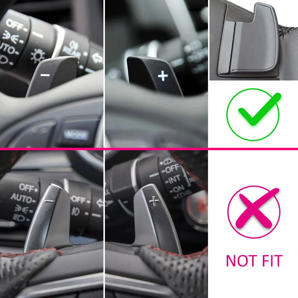 Steering Wheel Paddle Shifter Extension Accessories For Acura MDX ILX RDX TLX RLX TL 2022 2021 2020 2019 2018 2017 2016 2015
