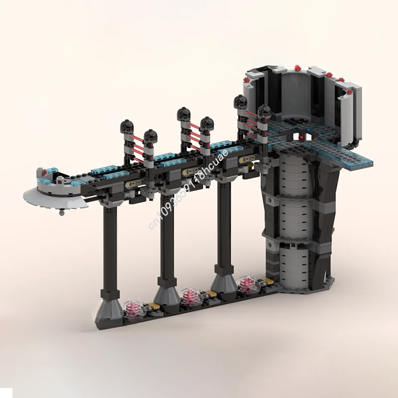 ตัวต่อโมเดล Moc Star Battle Duel On Nabbew รุ่นขยาย 580 ชิ้น ของเล่นตัวต่อสร้างสรรค์ DIY ของเล่นเสริมพัฒนาการสำหรับเด็ก