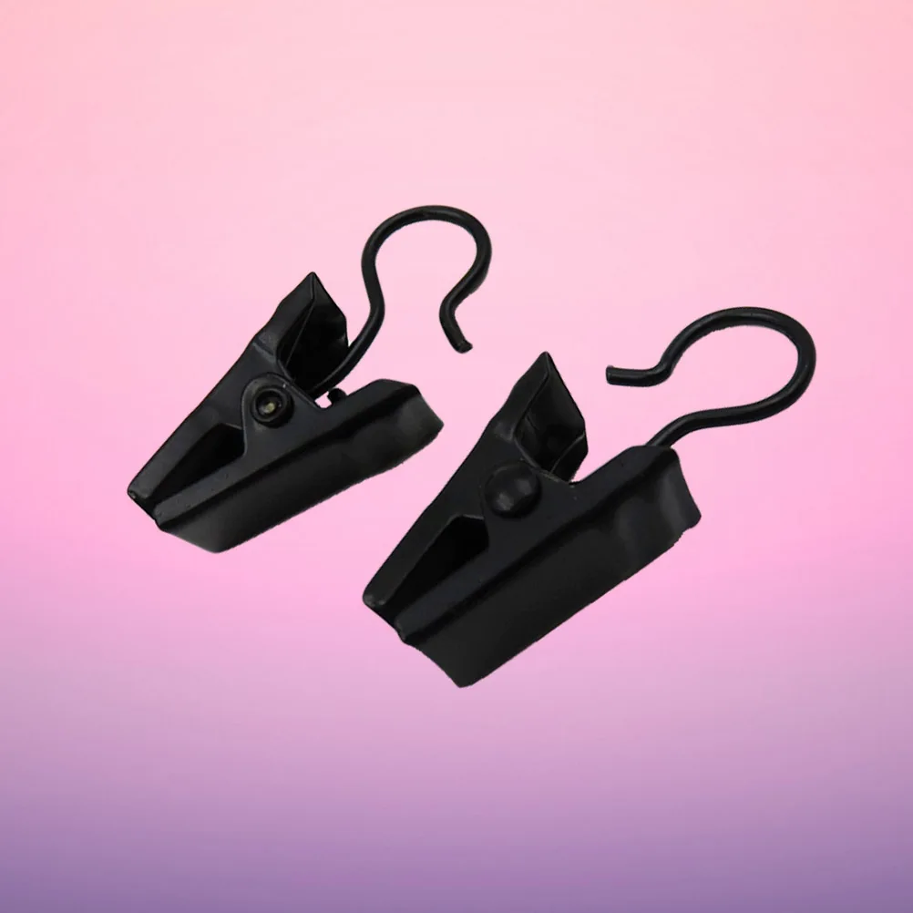 

120 Pcs Window Curtains Drapery Hook Hangers Stainless Steel Clips with Hooks Ring