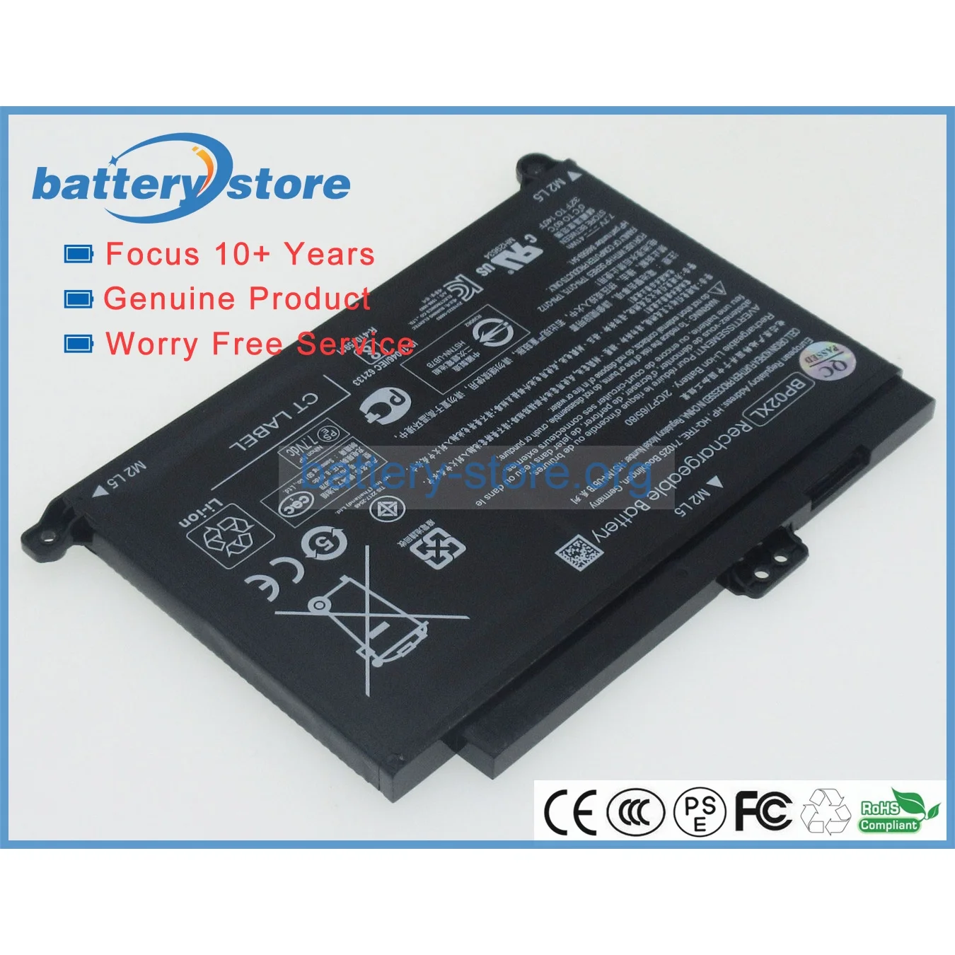 Genuine laptop batteries for 849569-541,TPN-Q175,BP02041XL,849569-543,HSTNN-UB7B,849569-421,B07KM16PZ4,7.7V,2 cell