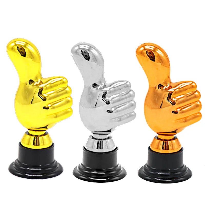 

Plastic Thumb Trophy Like Trophy Sports Festival Children's Reward Props Decorative Ornaments