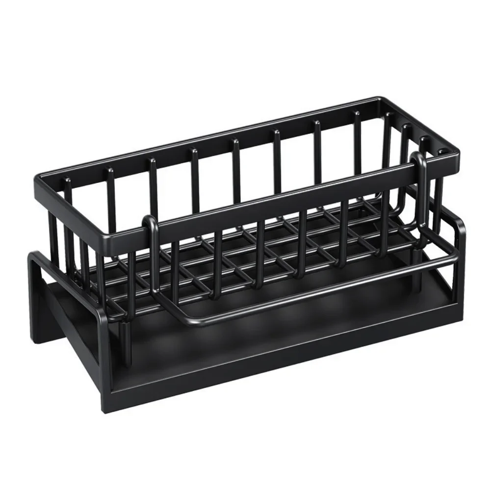 Countertop Storage Rack for Kitchen Sink For Sponges and Rags with Draining Feature to Prevent Moisture Build-Up