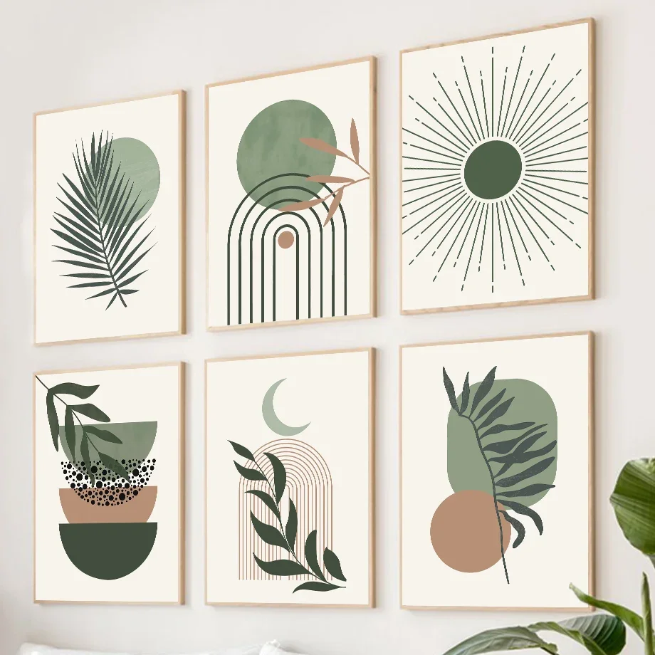 Abstract Green Palm… - image