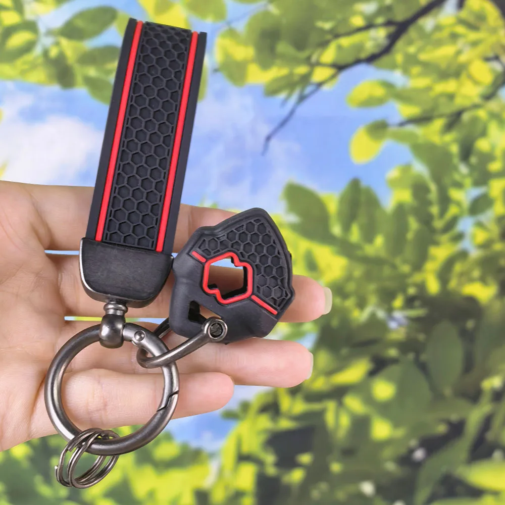 Sport Silicone Key Protector With Keychain For Suzuki Vstrom 650 1000 1050 1050XT DL650 DL1000 Vstrom650 Vstrom1000 Vstrom1050 view 4