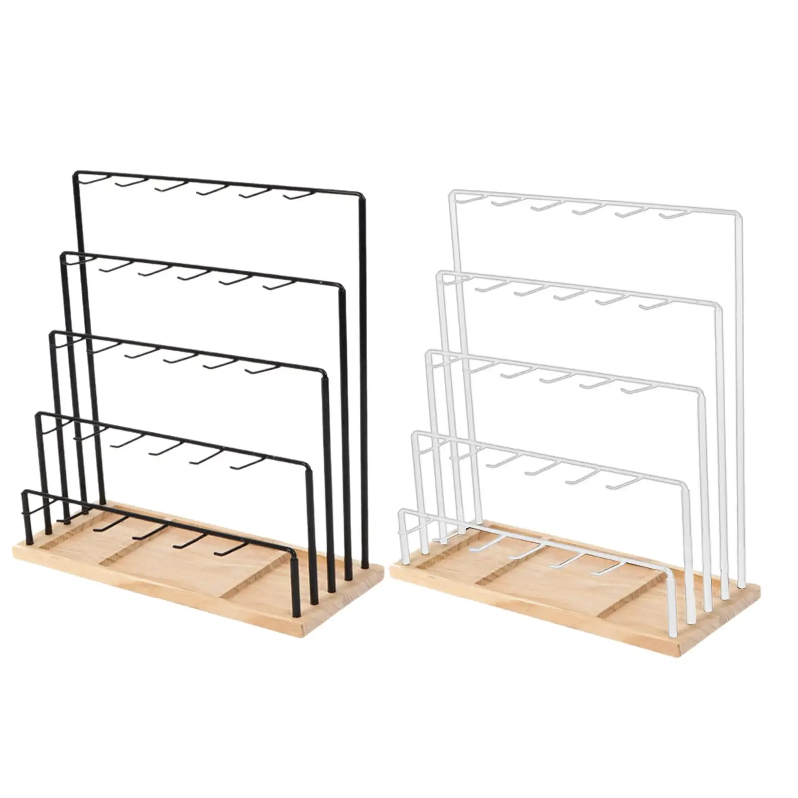 

Earring Display Stand Holder Selling Multifunctional Easy Assemble Jewelry Hanger Rack for Store Shop Keychains Rings Dresser