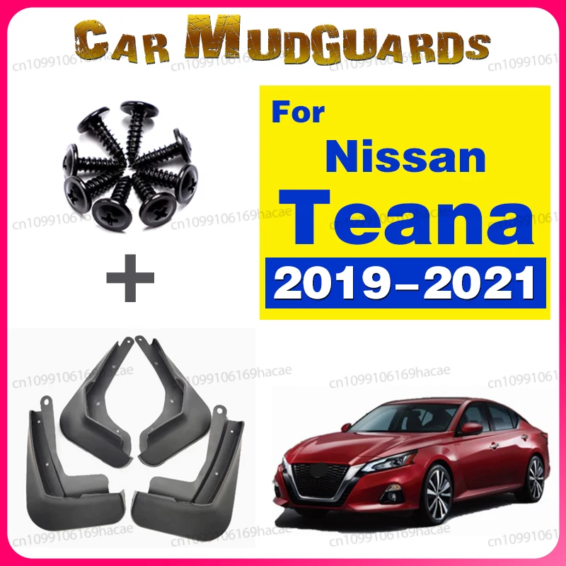 Mud Flaps For Nissan Altima 2019-2021 Teana car tire fender tiles Matte Black Durable car accessories car fender