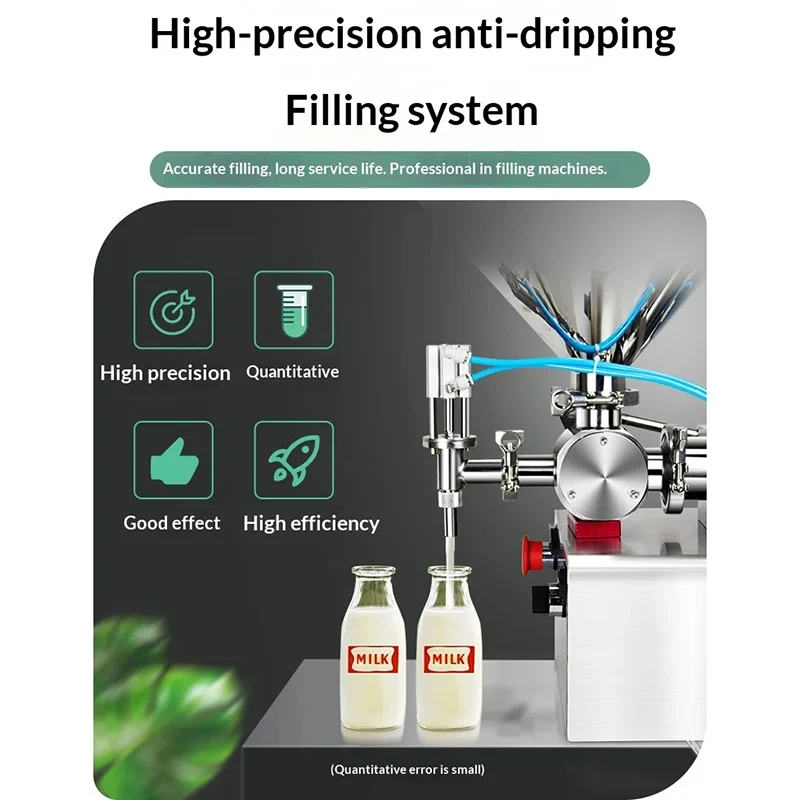Pneumatic Filling Head Chuck Straight Head Anti-drip 304 Stainless Steel Filling Machine Accessories