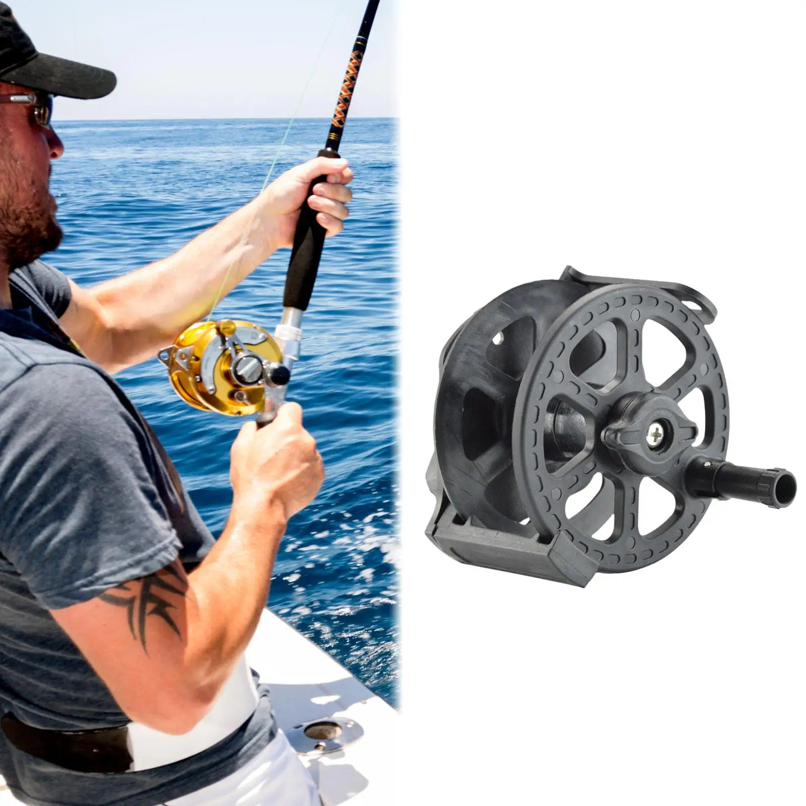 Fly Fishing Reel Underwater Spearfishing Reel for Lakes Experienced Anglers