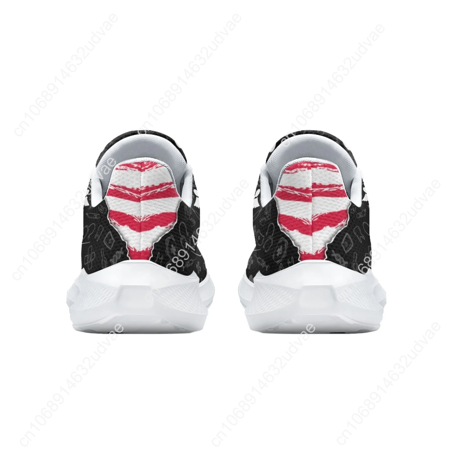 American Flag Running Shoes CNA Flag Printed Cartoon Medical Nurse Shoes Girls' Casual Fitness Sneakers Footwear