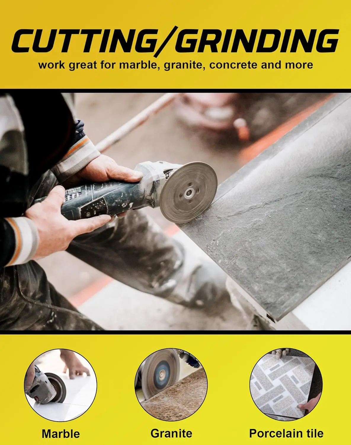 M14 M10 Diamond Grinding Wheel Saw Blade Cutting Disc For Sharpener Porcelain Tile Marble Granite Diameter 80 100mm Angle 1 PC