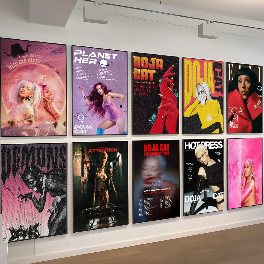 Newly Pop Rapper Doja Cat Single Good Quality Prints And Posters HD Quality Poster Wall Art Painting Study Home Decor