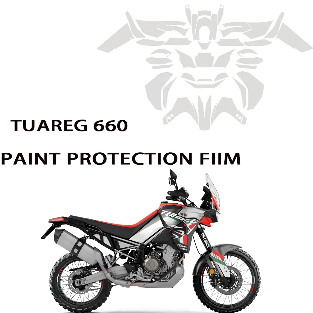 

Подходит для Tuareg 660 PPF 2022-2024 для Aprilia Tuareg 660 Защитная пленка для краски мотоцикла обтекатель ТПУ Защита от царапин