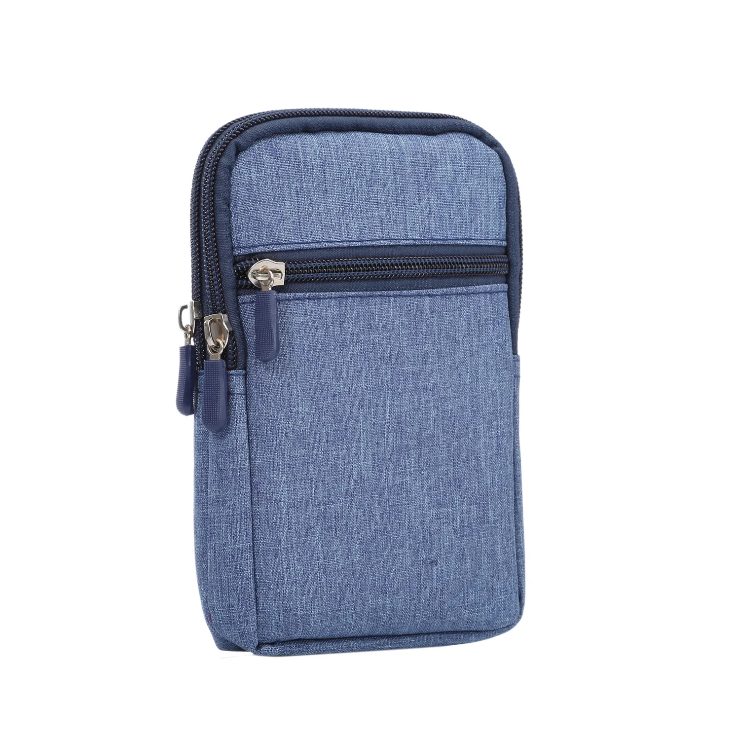 Portable Denim Cowbody Phone Bag Belt Clip Waist Fanny Pack Purse Case Cover for Samsung for Xiaomi for Huawei 6.3