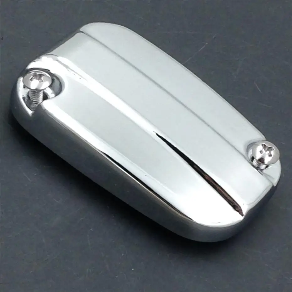 Front Brake Fluid Reservoir Cap For 2007-2012 08 09 10 11 Harley Electra Glide Road King Motorcycle Billet Aluminum