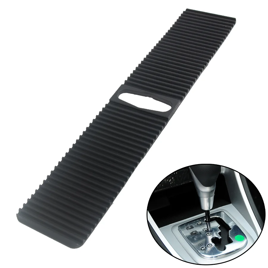 Wooeight Car Automatic AT Gear Shift Dust Cover Slide Shift Lever Panel Trim Cover Strip For Peugeot 307 308 2008 Citroen C4 AT4