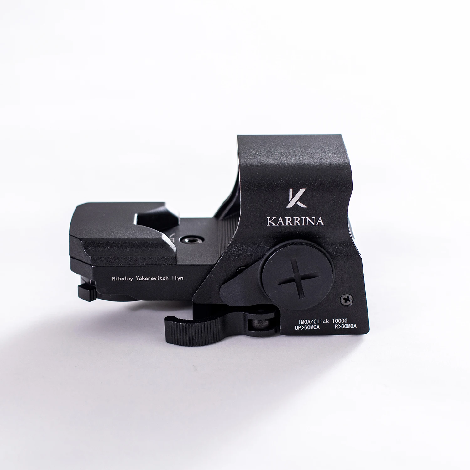 KARRINA Nicola Red Dot Sight Holographic Reflex Sight 8 Reticle Optics Red / Green Illuminated Collimator for Hunting Scopes