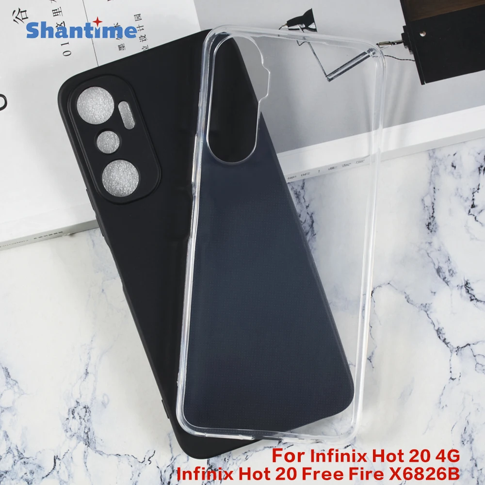 Мягкий силиконовый чехол из ТПУ для Infinix Hot 20 4G защитный чехол для телефона Infinix Hot 20 Free Fire X6826B