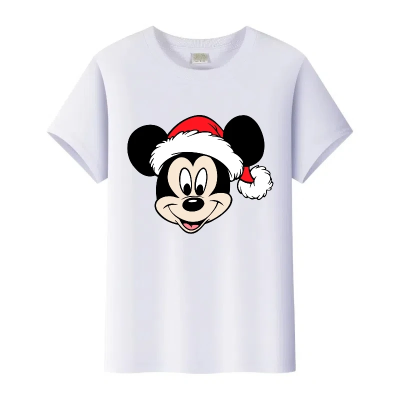 

Fashion Disney Mickey Mouse Head Graphic Clothes Kids t-shirt Family Tees Man Blouse Summer Tops Women Short Sleeves Tshirt Gift