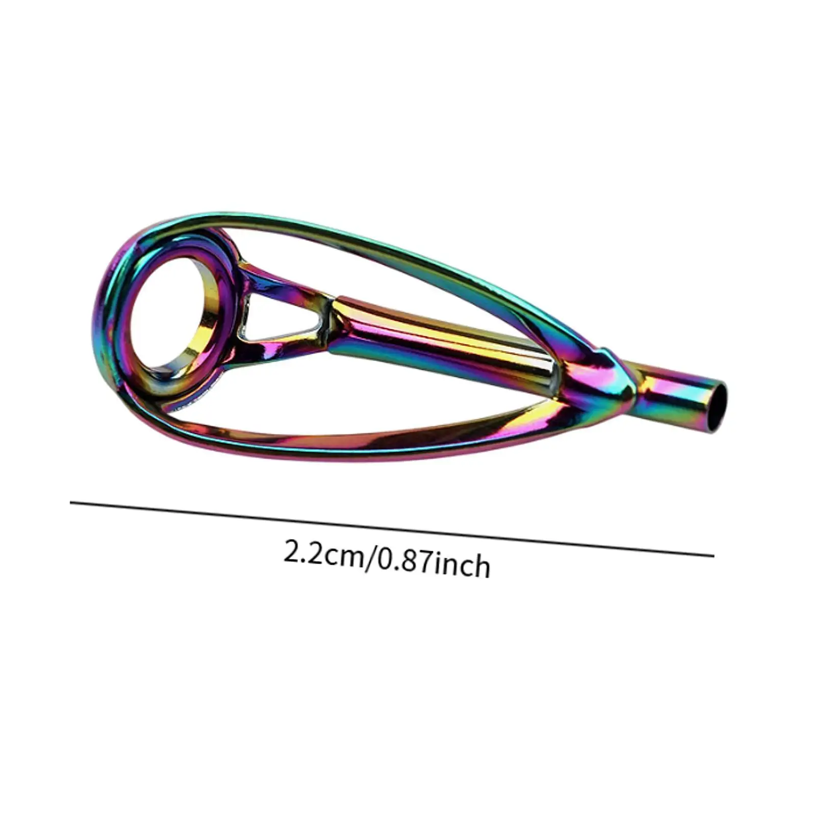 5 قطعة طرف قضيب الصيد إصلاح استبدال دليل نصائح مريحة قسط صغيرة لصيد الأسماك دليل خواتم الفولاذ المقاوم للصدأ الرجال النساء #6