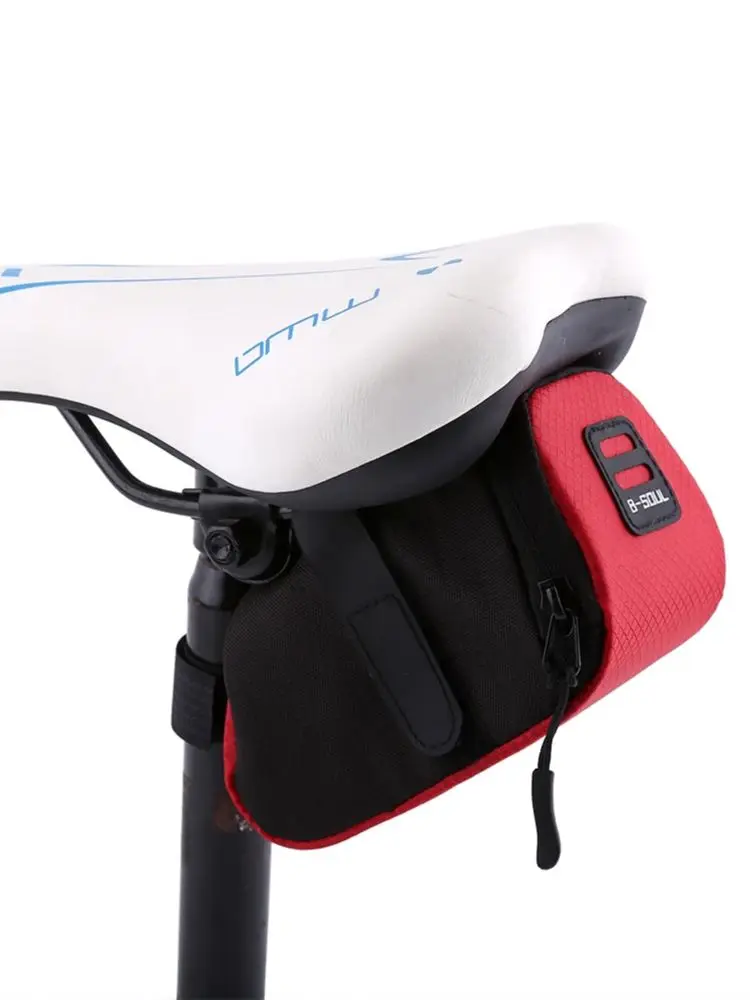 AliExpress Bicycle Saddle Bag Rear Seat Storage Tail Pouch Bike Bag For Outdoor Riding Equipment(black)