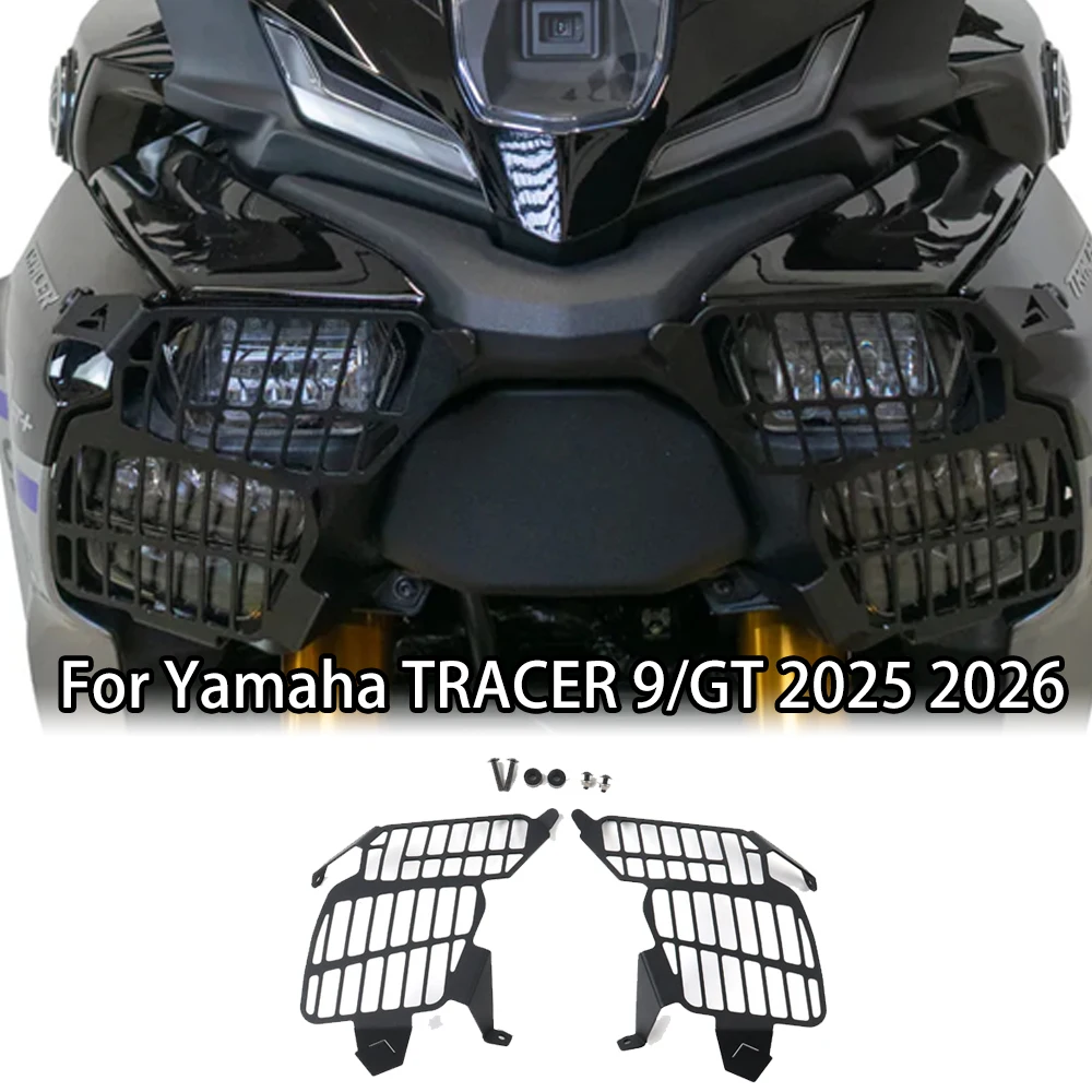

For Yamaha Tracer 9 / 9GT 2025 2026 Motorcycle Headlight Protector Grille Durable Headlamp Cover Protection Guard Grill