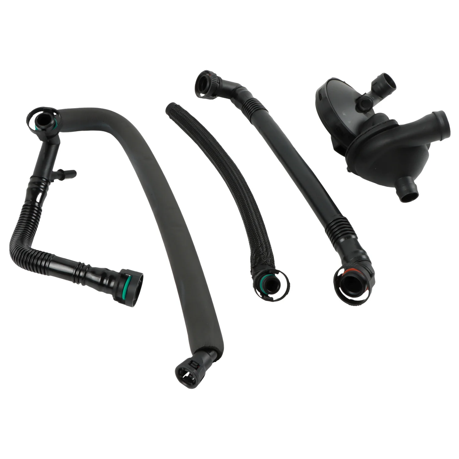 PCV Crankcase Vent Valve And Breather Hose Kit For BMW E46 E39 E60 M54 X3 X5 Z4 11617504535 11617504536 11611432559 11157532649