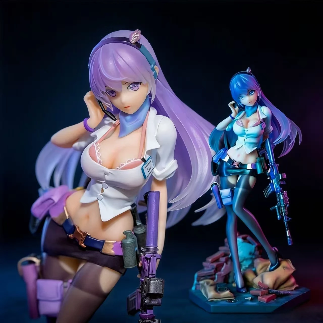 22CM After-School Battlefield Arena First Shot ELF PVC-Statue - Allround-Anime-Figur Modell Sammlerstück Geschenk für Fans