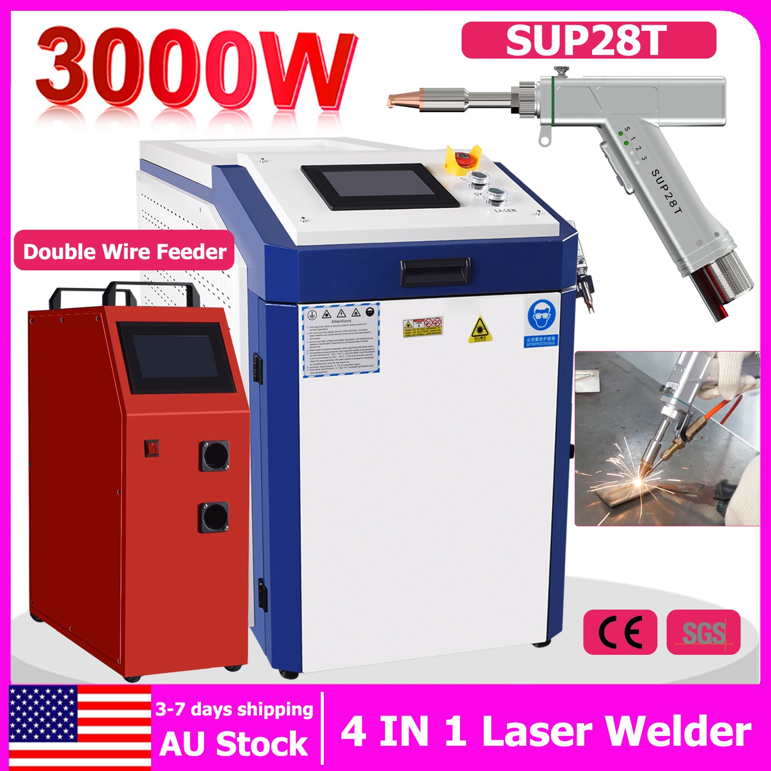 3000W Raycus Laser …