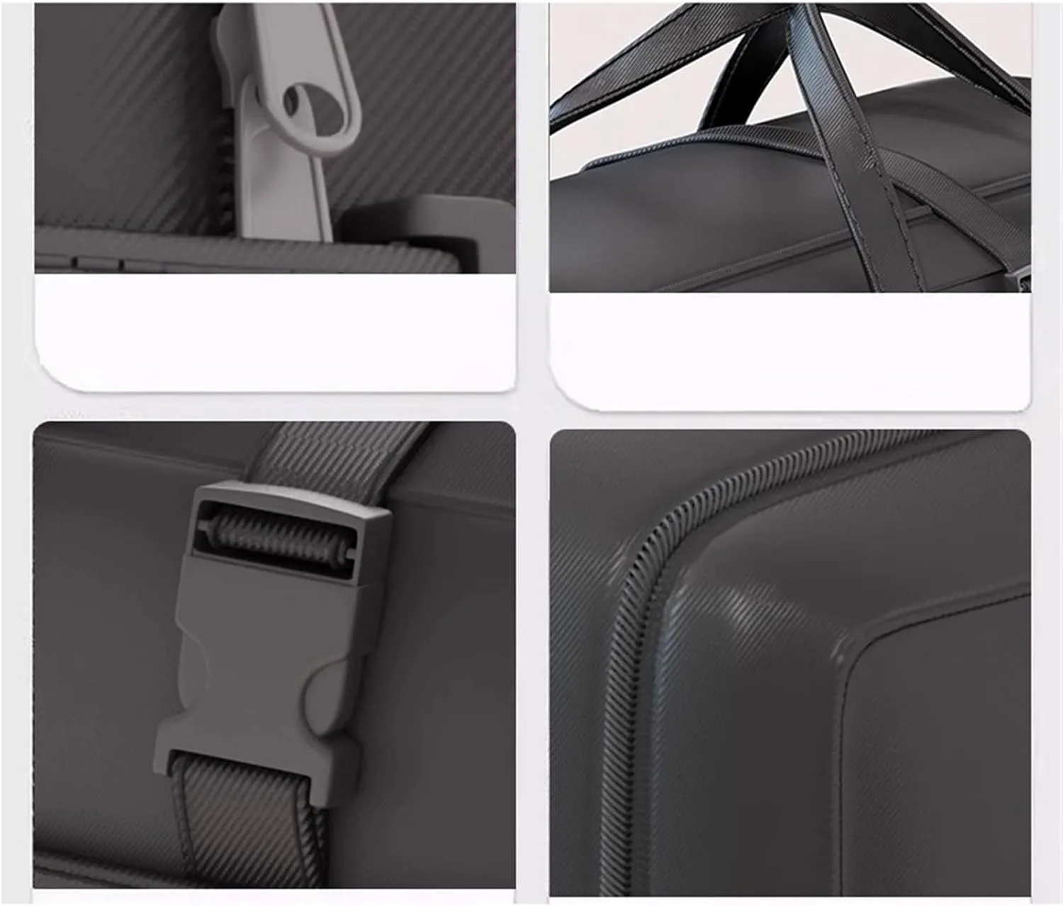Große Faltbare Wasserdichte Reisetasche Langlebige Handgepäcktasche Platzsparendes Design für Gepolsterte Koffer – Detail 8