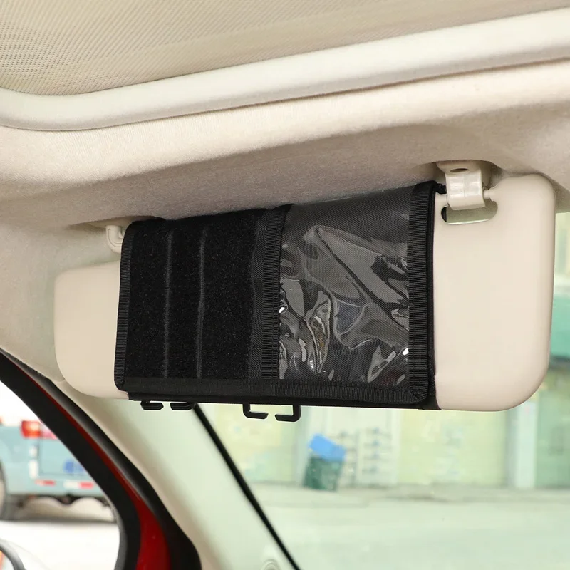 

Органайзер-кейс для хранения на солнцезащитный козырек автомобиля, эластичная сумка-органайзер для солнцезащитного козырька, автомобильные аксессуары для Fiat 500 312 332 2010-2022, левый солнцезащитный козырек