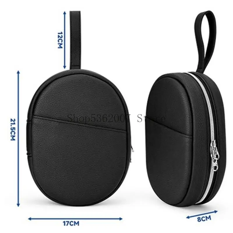 Suporte fone ouvido compacta com armazenamento à prova trituramento bolso para QC45 40JB