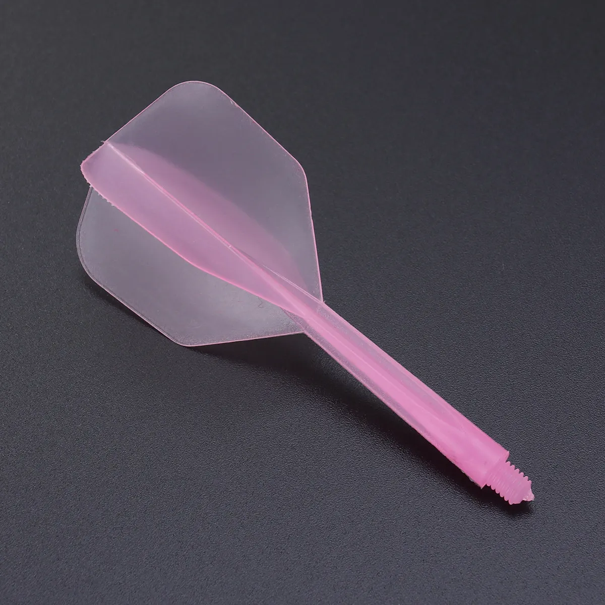 

4Pcs Fine Thread Transparent Dart Flights Pink Plastic Accessories Indoor Outdoor Sports Tail Wings Supplies