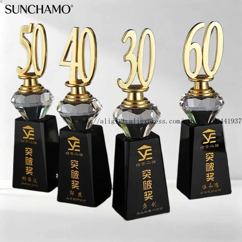 

Индивидуальный цифровой хрустальный трофей, креативная металлическая медаль, юбилейная медаль, домашний декор, художественные награды, 1 шт.