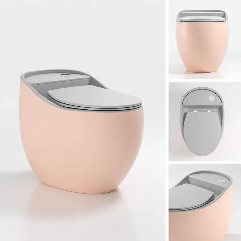 Wholesale Egg Shaped Oval Siphon Toilet Deodorant Household Ordinary Seat Bathroom Fixture Chaozhou Guangdong