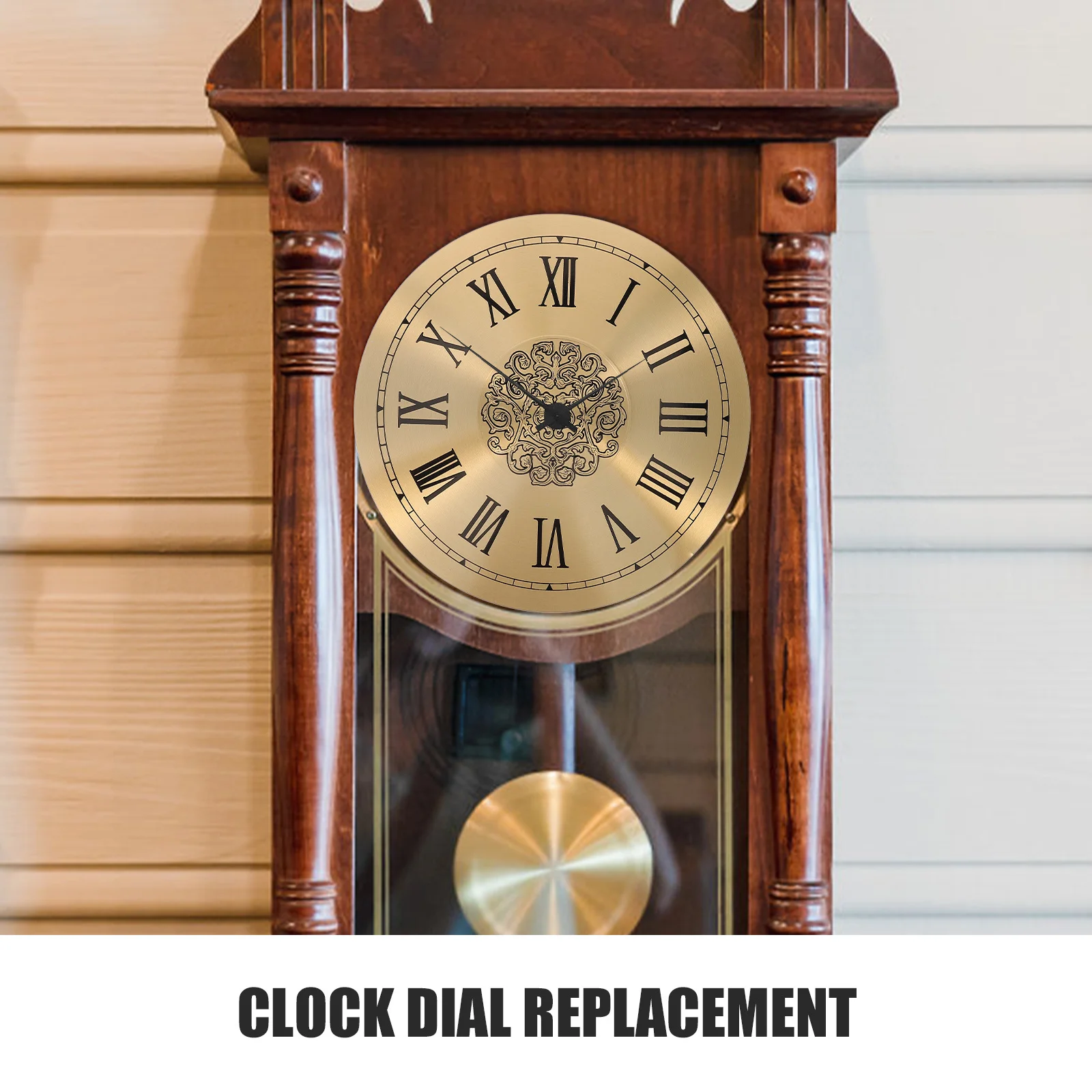 

Aluminum DIY Roman Numeral Clock Dial Replacement Round Disc for DIY Wall Clock Parts Islamic Decoration for Home