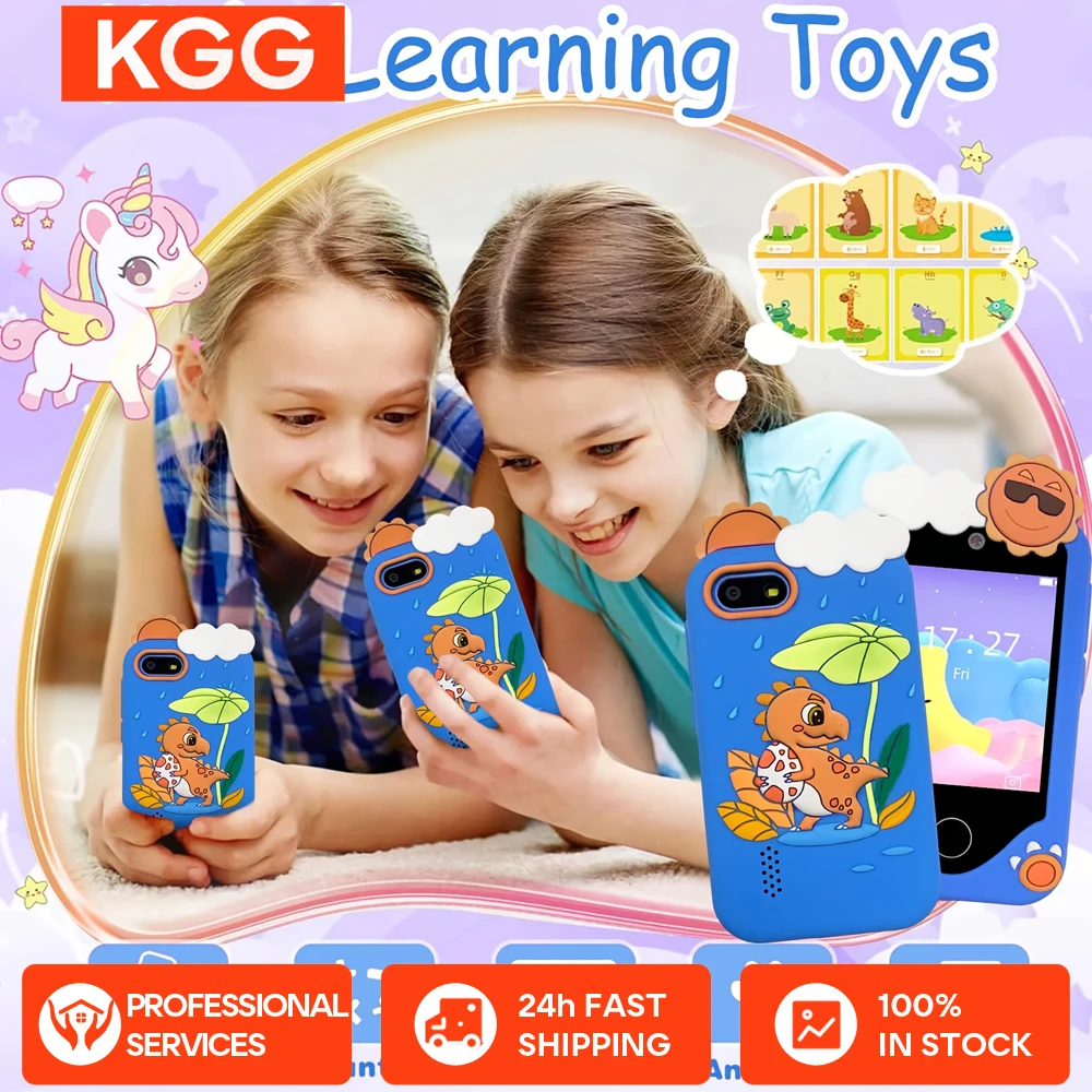 Mini-Smartphone-Spielzeug für Kinder, Smartphone, Kinderspielzeug, Spiele, Dual-Kamera, Musik, Video-Player, 10 Geschichten, Jungen und Mädchen, Geburtstagsgeschenke