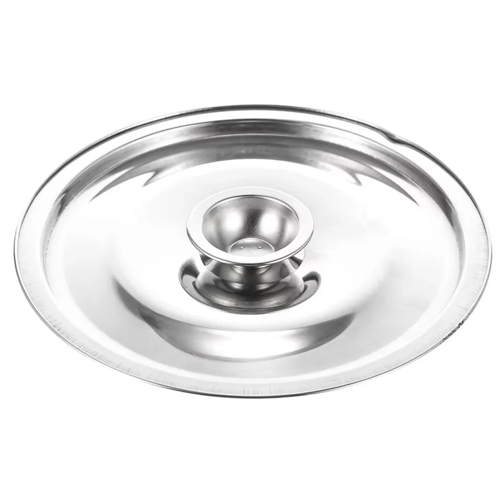 New 10-24cm Round Pot Lid Thicken Stainless Steel Saucepan Cover Replacement Universal Kitchen Food Lid Kitchen Supplies