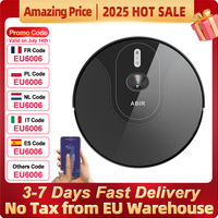 ABIR X6PRO Robot Vacuum Cleaner, Visual Navigation,APP Virtual Barrier,6000PA Suction,Smart Home Mop,Floor Carpet Washing