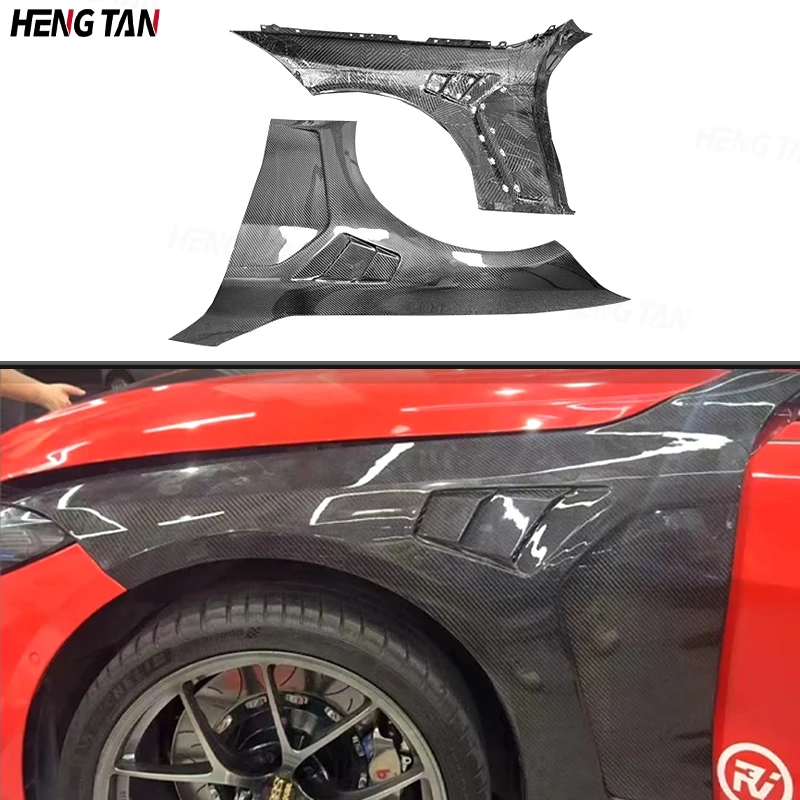 

Переднее крыло из сухого углеродного волокна, вентиляционное крыло для BMW G80 G82 G83, переднее жалюзи, комплект кузова в стиле Alp