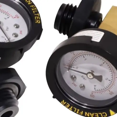 For Pool Maintenance Height 116mm Pressure Gauge Assembly Pool Filter Pressure Gauge Easy Installation Feature