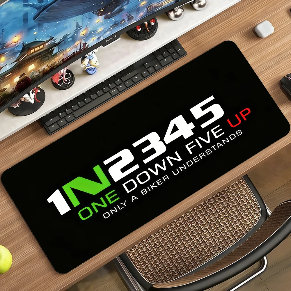 

1N23456 logo Mouse Pad Non-slip Rubber Computer Mat Gamer Balance Decoracion Deskmat Laptop Office Large