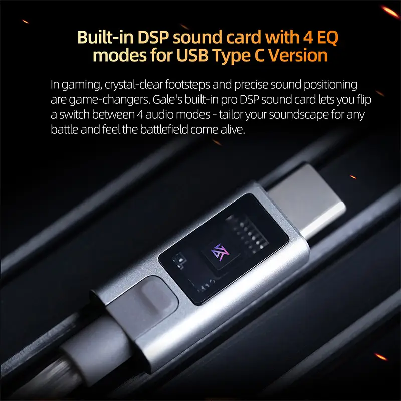 KZ Gale Gaming Earphone Hi-Fi Acoustic Standards.Omnidirectional Dual Microphones - 5