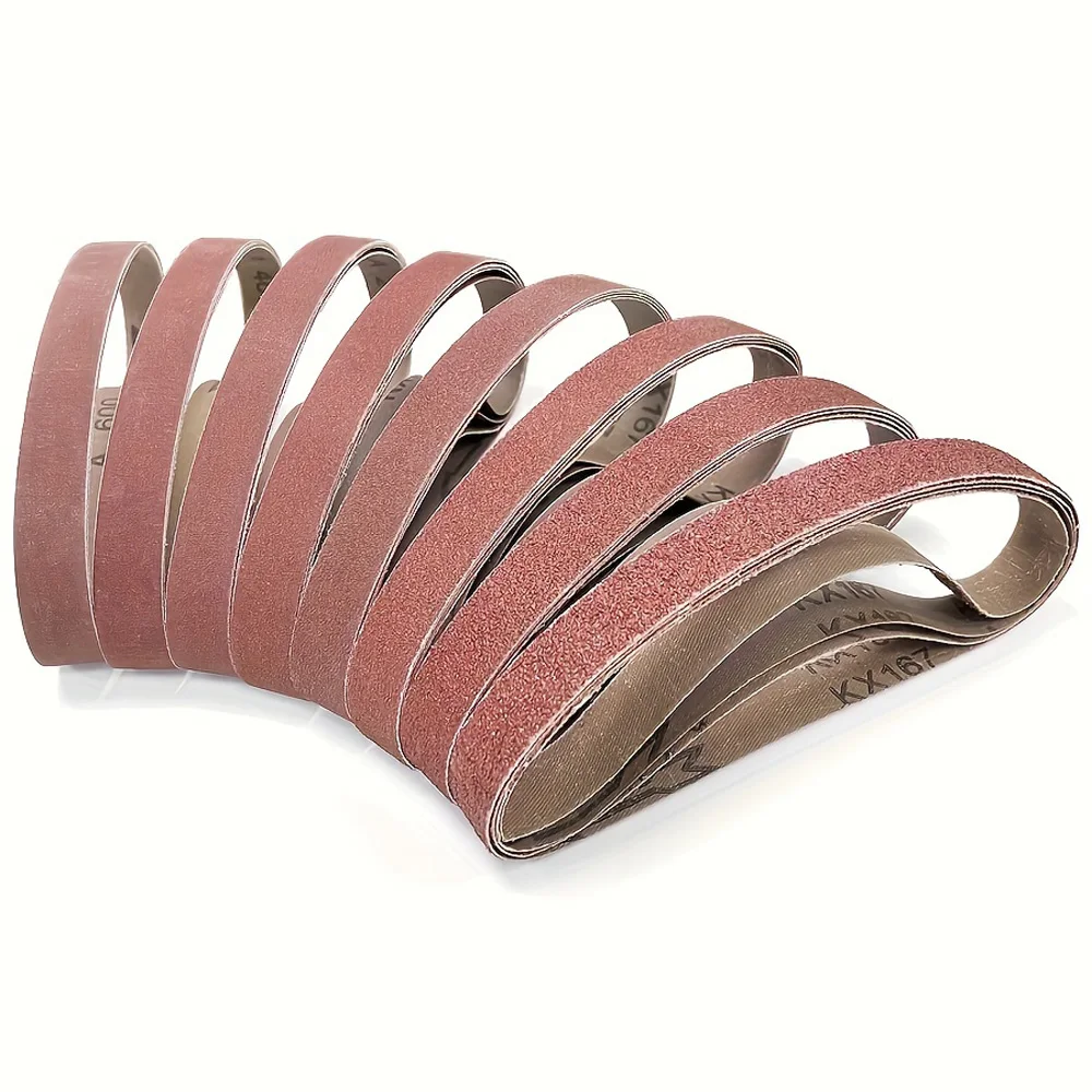 

10 шт., набор ремней для шлифования, 60/20,4/0,78/100 дюймов