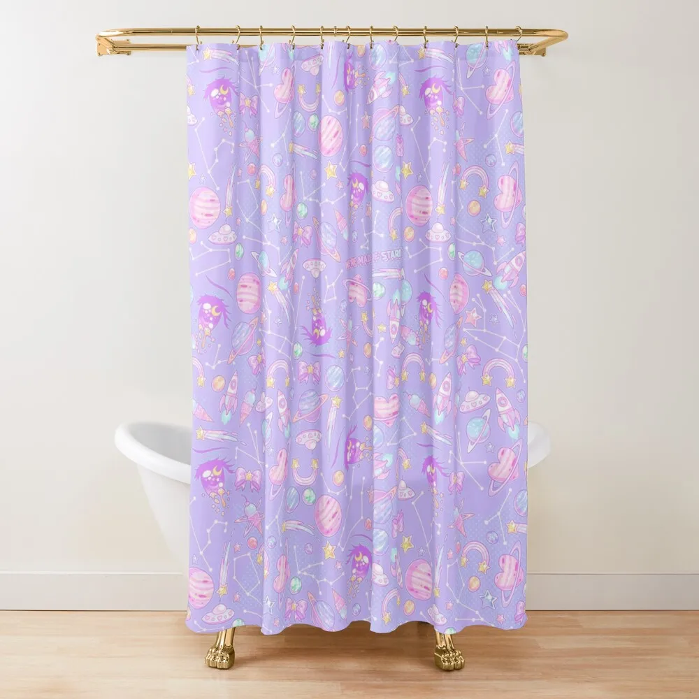 

STAR CHILD (re-edit) Shower Curtain Waterproof Fabric Bathroom In The Bathroom Bathroom For Shower Box Curtain