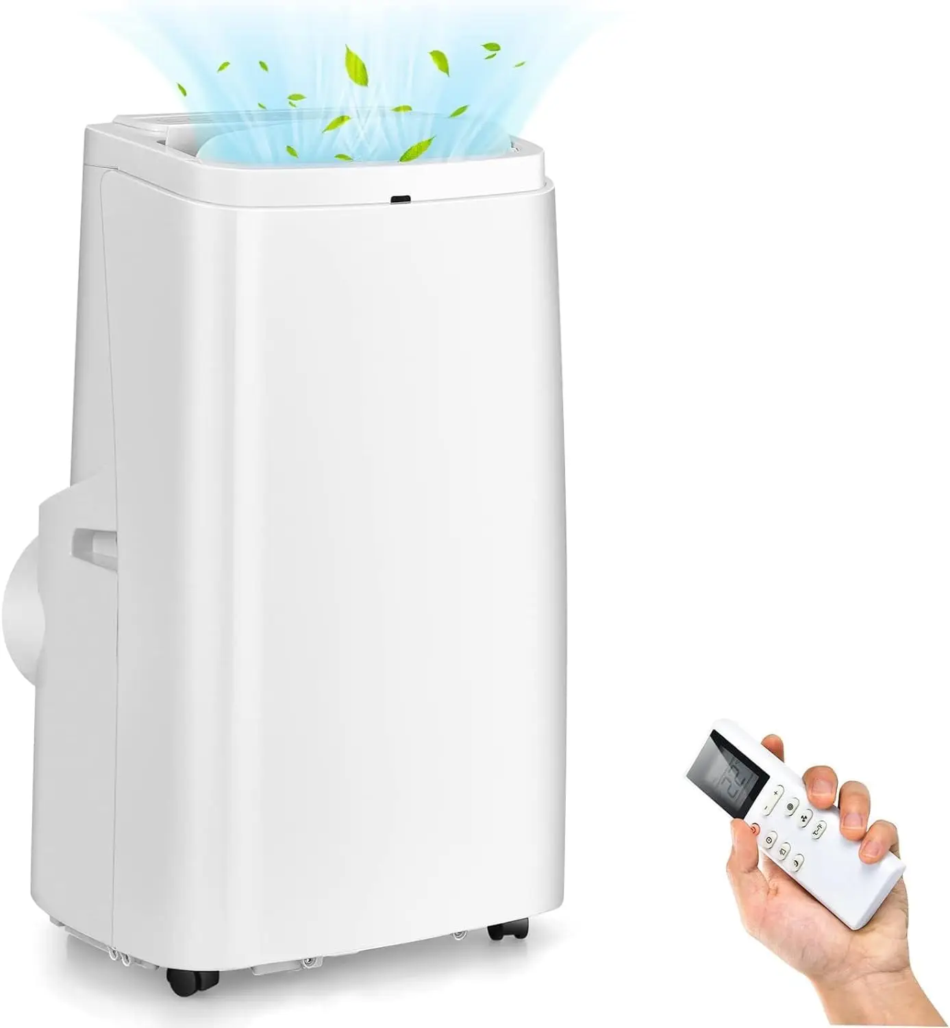 Portable Air Conditioner 12000BTU(Ashrae), w/Built-in Dehumidifier, Fan, Quiet AC Unit Cools Rooms to 450 sq.ft