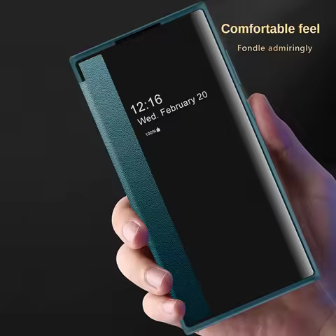 Leather Flip Cafse for Samsung Galaxy S25 S24 S23 S22 S21 S20 FE Ultra Leather Cover Phone Case