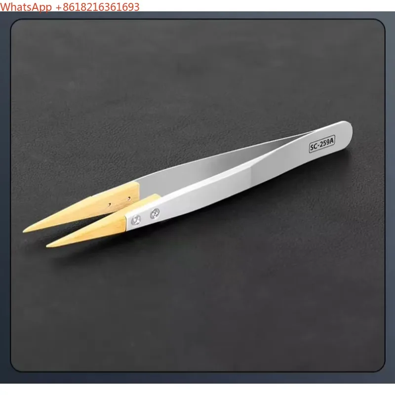 Limited Offer NEW Watch Repair Tools Boxwood Precision Anti-magnetic Tweezers No. 27 Insulation Does Not Hurt Parts Watch Too