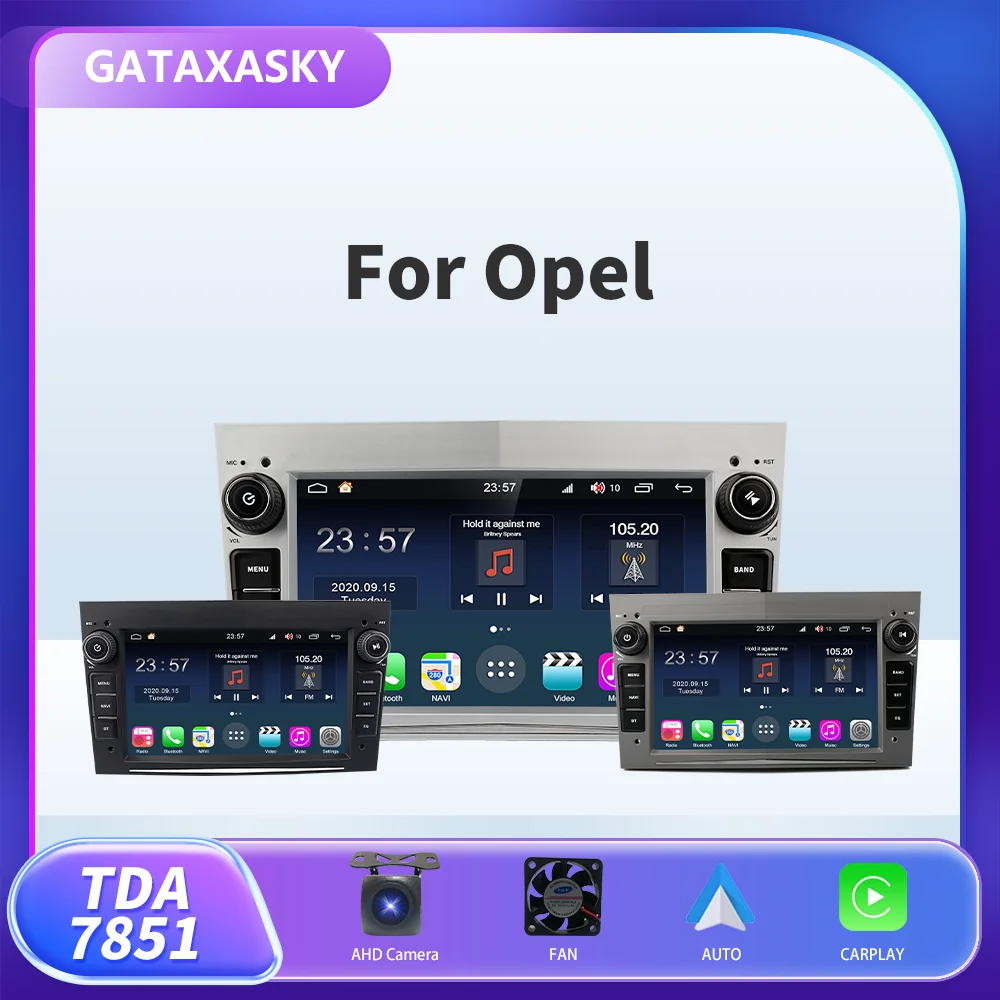 

GATAXASKY Car Android Radio Multimedia For Opel Vivaro Signum Astra H corsa c d zafira b Vauxhall Astra H G J Antara vectra c b