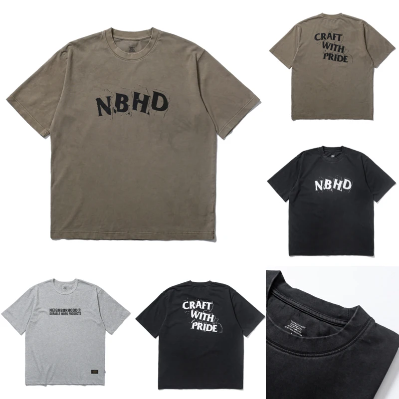 

Streetwear Do Old NBHD T-shirt Casual Simple Round Neck Tops Summer High Quality Printed Short-sleeve Tee Men Women